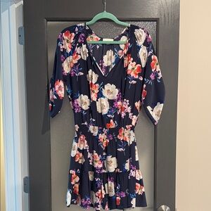 Yumi Kim Navy Floral Mini Dress